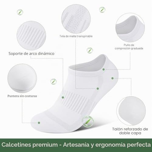 Cirorld Mens Womens Bamboo Sports Socks Breathable Running Cotton Socks 6 Pairs