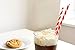 Kikkerland, Red and White Biodegradable Paper Straws, Striped, Box of 144