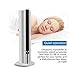 Ultrasonic Humidifier for large room,7.5L Large Capacity,Top-Refill Design multi-scene Application, Floor-standing Type Smart Constant Humidity Air Conditioner Companion, Whisper-quiet,Lasts Up to 24h