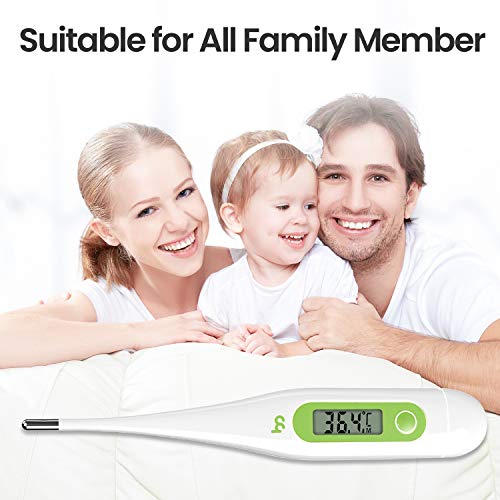 Digital Thermometer Medical Fever Thermometer, Oral Rectal Armpit Thermometer with Fast