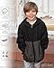 Global Blank Boys Windbreaker Jacket Hooded Water-Resistant Soft-Shell Coat Kids