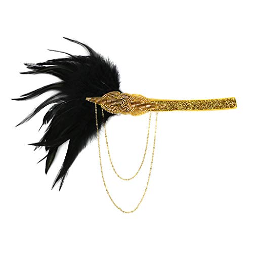 image for Zainafacai_headbands Zainafacai Vintage 1920s Flapper Headband Roaring