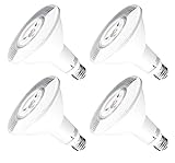 HyperSelect 14W LED PAR38 Light Bulb, 100W Equivalent, 5000K (Crystal White Glow), Non-Dimmable, 1260 Lumen, E26 Medium Screw Base, 40° Beam Angle, UL-Listed, 4-Pack