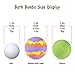 Bath Bomb Gift Set(9 X 4.02 oz/114g), Bath Bombs Kit Fizzy Spa to Moisturize Dry Skin,Handmade Bath Balls with Organic Essential Oils for Kids,Mother,Valentine
