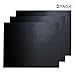 BBQ Grill Mat - Set of 3 Non-stick Grill Mats Reusable Grilling Mats Dishwasher Safe Barbecue Utensil for Meat Biscuit Baking by GMpart