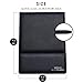 MODESSE Portable Makeup Mirror with Stand & Vegan Leather Cover - Vanity Mirror for Travel, Home, Office - Beauty Gifts for Bridesmaids, Women & Girls (Black)