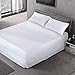 Balichun Ultra Soft Bed Skirt - Premium Queen Size White with 15 Inch Drop Hotel Quality，Hypoallergenic, Wrinkle and Fade Resistant