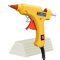 Hot Glue Gun, TopElek Upgraded 15W/25W Dual Temp Mini Glue Gun with 30pcs Glue Sticks, High Temp Melt Glue Gun, Anti-hot Cover for DIY School Craft Projects, Home Quick Repairs, Festival Decoration