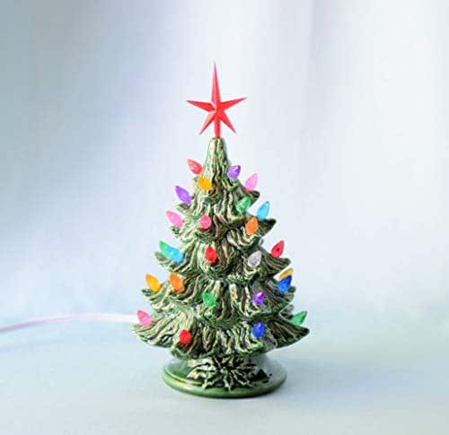 Amazon.com: Ceramic Christmas Tree Lighted Handmade: Handmade