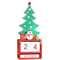 RyanLemon Advent Calendar Christmas Advent Calendar for Kids Wood Advent Calendar Christmas Trees 2017 (Snowman)
