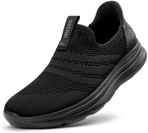 ODCKOI Chaussures De Sport Homme Slip on Baskets sans Lacets Antidérapantes De Respirantes