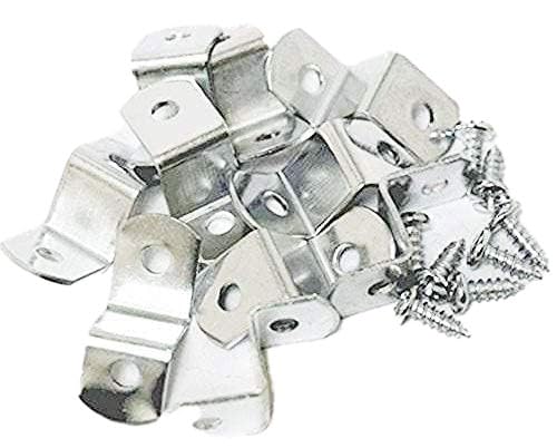 888 Corp Extra Heavy Duty Canvas Offset Clips with Screws (1/2") Pack of 10