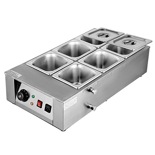 image for BestEquip 26.45LB Capacity Chocolate Tempering Machine 1000W 6 Pots Me