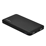 Power bank,Go4Pwr 10000mAh Power Bank Portable Charger Powerbank 2-Port External Battery Charger Compatible With Smartphone and More (Black)