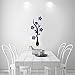 Hermione Baby 3D Vase Wall Mural for Living Room, Bedroom, Sofa Backdrop, TV Background - Originality Stickers Gift, DIY Wall Decal Decor (Purple, 30 X 12 Inches)