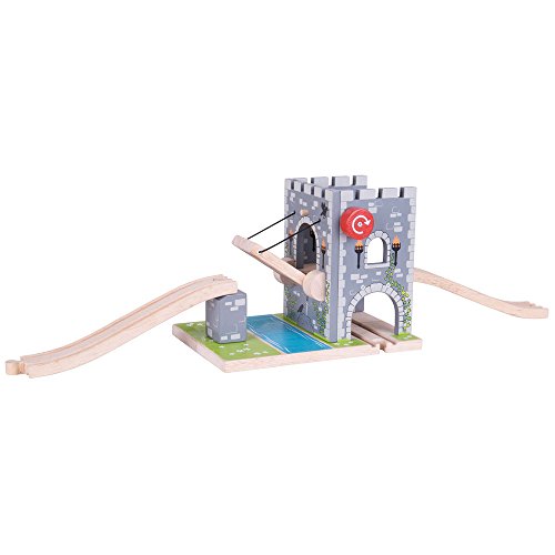 Bigjigs Rail Wooden Drawbridge - Wooden Train Set Accessories