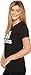 adidas Women's Badge of Sport Classic Tee, Black/White, Large