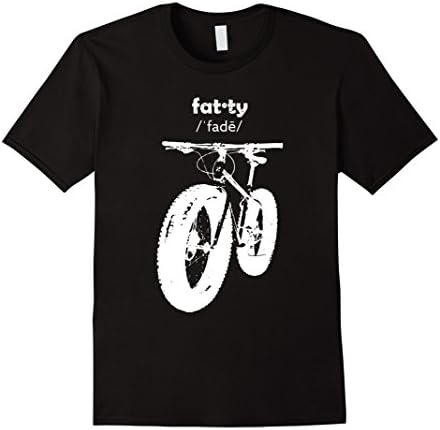Mens Fatty Mountain Fat Bike t-shirt XL Black