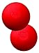Champion Sports Colored Lacrosse Balls: Red Official Size Sporting Goods Equipment for Professional, College & Grade School Games, Practices & Recreation - NCAA, NFHS and SEI Certified - 12 Pack