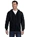 Gildan mens Heavy Blend 8 oz. 50/50 Full-Zip Hood(G186)-BLACK-XL