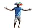Empire Magic Loftus Star Power Stay Dry Rainbow Classic Umbrella Party Hat, One Size