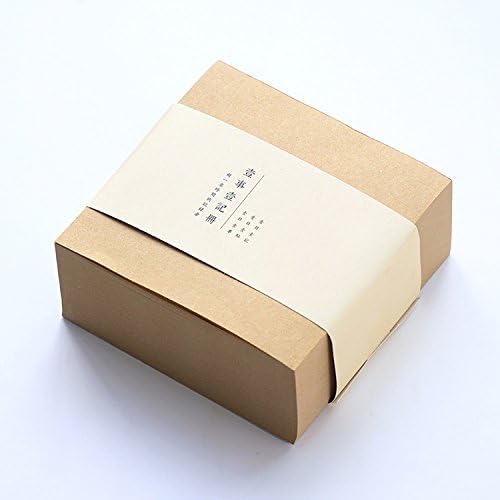 MiiSii(TM) 400 Sheets 4 x 4 Inches Block Memo Note Pads (Kraft Paper)