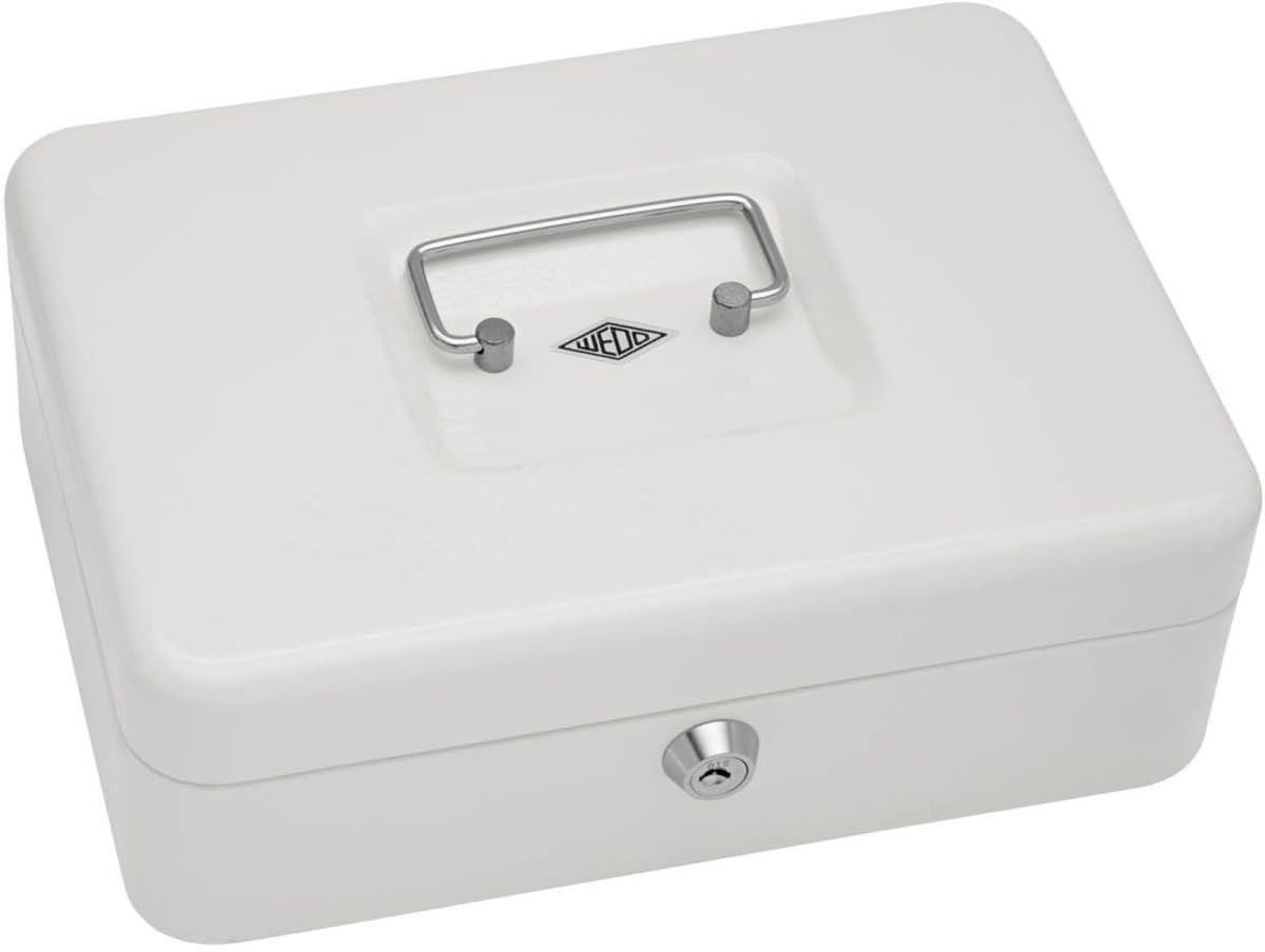 Wedo 145 300X Cash Box in White Size 3-25.0 x 18.0 x 9.0 cm