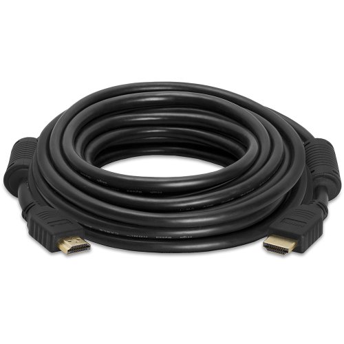 Cmple - 470N HDMI Cable with Ferrite Cores 28 AWG - 25FT High Speed HDMI Cord with Ethernet, Supports (4K, 1080p Full HD, UHD, Ultra HD, 3D, ARC, PS4, Xbox, HDTV) - 25 Feet, Black