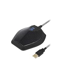 TONOR - Micrófono de conferencia USB, condensador omnidireccional para reuniones de negocios, con botón silencioso, compatible con Mac OS X y Windows PC