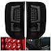 AJP Distributors LED DRL Bar Rear Brake Tail Lights Stop Lamps Housing Assembly Left Right Compatible/Replacement For Silverado 1500 2500 3500 2007 2008 2009 2010 2011 2012 2013 07 08 09 10 11 12 13