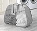 Whitmor Pop and Fold Double Hamper, Paloma Gray