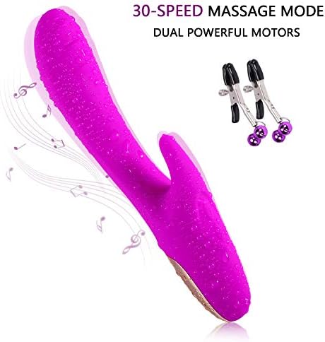 Massage Tool - 30 Speeds Mode by Dual Powerful Motors - Use for Neck & Back Pain, Relax The Pressure (Purple)