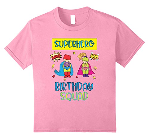 Superhero Birthday Squad Shirt Superhero Party Costumes BW1