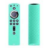 ACEIken Cover/Case for Fire TV Stick 4K / Fire TV Cube/Fire TV (3rd Gen) Compatible with All-New 2nd Gen Alexa Voice Remote Control (Light Green)