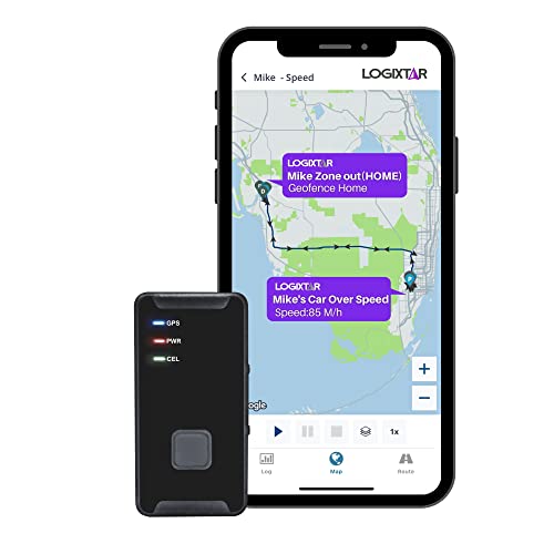 Logixtar GL310MG Mini GPS Tracker, Worldwide Coverage 4G LTE RealTime
