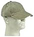 DALIX Mens Pigment Dyed Washed Cotton Cap - Adjustable Hat 6 Panel Unstructured (Heavy Washed Khaki)