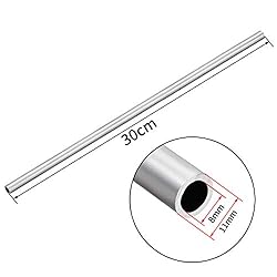 uxcell 4Pcs 6063 Seamless Aluminum Round Straight