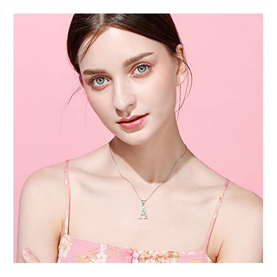 YFN-Initial-Pendant-Necklace-Earrings-in-Sterling-Silver-with-Cubic-Zirconial-26-Letter-Alphabet-Jewelry-for-Women-Teen-Girl YFN-Initial-Pendant-Necklace-Earrings-in-Sterling-Silver-with-Cubic-Zirconial-26-Letter-Alphabet-Jewelry-for-Women-Teen-Girl