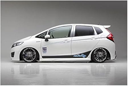 Amazon フィット ハイブリッド Gp5 6 ヘアラインピラーシート 8ピース カラー クローム ピラー 車 バイク