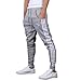 Mooncolour Men's Casual Slim Fit Jogging Harem Pants (Gray  M) Gray Medium