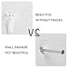 NIERBO Heavy Duty Wall Hooks Traceless Nail Hooks Ultra Strong Waterproof Hanger for Picture, Robe, Coat, Towel, Keys, Bags, Home, Kitchen, Bathroom (Set of 36)