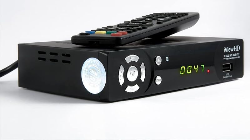 iView HD Full HD 1080P Freeview Digital TV Receiver USB Recorder Set Top Box