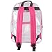 Clear Backpack Heavy Duty Transparent Bookbag for Kids, Boys, Girls, School, Travel, Stadium Approved (Pink)