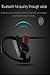 Bluetooth Headphones,V4.1 Wireless In-Ear Sports Earbuds Sweatproof Earphones Noise Cancelling Headsets with Mic. (Black)