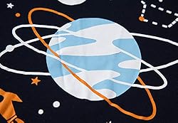 Space Little Boys Long Sleeve Pajamas Planet