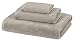 AmazonBasics 3 Piece Cotton Quick-Dry Bath Towel Set - Platinum primary