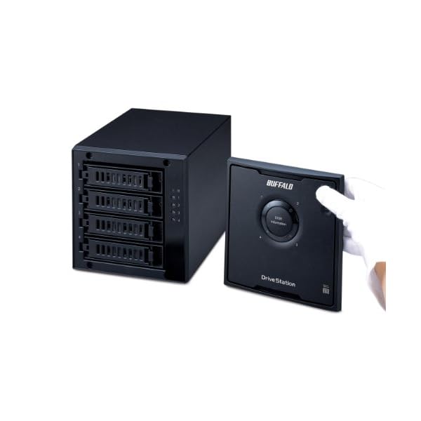 Buffalo DriveStation Quad HD-QL12TU3R5-EU 12TB externe USB-Festplatte (8,9 cm (3,5 Zoll), 4-Bay, 7200 rpm, 64 MB Cache… – Bild 3
