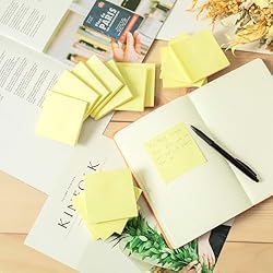 (16 Pack) Sticky Notes 3x3, Canary Yellow, Sticky