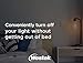Westek Indoor Wireless Light Switch and Receiver Kit – No Wiring Required, Up To 100ft Distance – The Easy Way to Add a Switched Outlet, Ideal for Lamps,White,RFK1600LC
