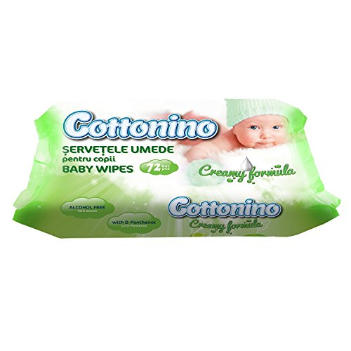Салфетки влажные cottonino детские зеленые 70г м/у (5949067500892)